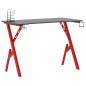 vidaXL Gaming-Schreibtisch mit Y-Gestell Schwarz und Rot 110x60x75 cm vidaXL Gaming-Schreibtisch mit Y-Gestell Schwarz und Rot 110x60x75 cm
