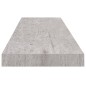 vidaXL Schweberegal Betongrau 90x23,5x3,8 cm MDF vidaXL Schweberegal Betongrau 90x23,5x3,8 cm MDF