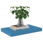 vidaXL Schweberegale 2 Stk. Blau 50x23x3,8 cm MDF vidaXL Schweberegale 2 Stk. Blau 50x23x3,8 cm MDF