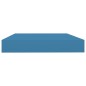 vidaXL Schweberegale 2 Stk. Blau 50x23x3,8 cm MDF vidaXL Schweberegale 2 Stk. Blau 50x23x3,8 cm MDF