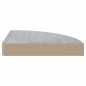 vidaXL Eck-Wandregal 2 Stk. Betongrau 35x35x3,8 cm MDF vidaXL Eck-Wandregal 2 Stk. Betongrau 35x35x3,8 cm MDF