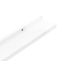 vidaXL Wandregale 2 Stk. Hochglanz-Weiß 115x9x3 cm vidaXL Wandregale 2 Stk. Hochglanz-Weiß 115x9x3 cm