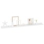 vidaXL Wandregale 4 Stk. Hochglanz-Weiß 100x9x3 cm vidaXL Wandregale 4 Stk. Hochglanz-Weiß 100x9x3 cm