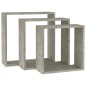 vidaXL Würfelregale 3 Stk. Betongrau vidaXL Würfelregale 3 Stk. Betongrau