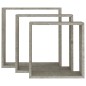 vidaXL Würfelregale 3 Stk. Betongrau vidaXL Würfelregale 3 Stk. Betongrau