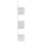 vidaXL Wand-Eckregal Weiß 19x19x123 cm Holzwerkstoff vidaXL Wand-Eckregal Weiß 19x19x123 cm Holzwerkstoff