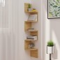 vidaXL Wand-Eckregal Sonoma-Eiche 19x19x123 cm Holzwerkstoff vidaXL Wand-Eckregal Sonoma-Eiche 19x19x123 cm Holzwerkstoff
