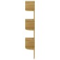 vidaXL Wand-Eckregal Sonoma-Eiche 19x19x123 cm Holzwerkstoff vidaXL Wand-Eckregal Sonoma-Eiche 19x19x123 cm Holzwerkstoff