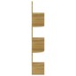 vidaXL Wand-Eckregal Sonoma-Eiche 19x19x123 cm Holzwerkstoff vidaXL Wand-Eckregal Sonoma-Eiche 19x19x123 cm Holzwerkstoff