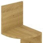 vidaXL Wand-Eckregal Sonoma-Eiche 19x19x123 cm Holzwerkstoff vidaXL Wand-Eckregal Sonoma-Eiche 19x19x123 cm Holzwerkstoff