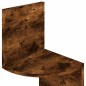 vidaXL Wand-Eckregal Räuchereiche 19x19x123 cm Holzwerkstoff vidaXL Wand-Eckregal Räuchereiche 19x19x123 cm Holzwerkstoff