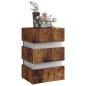 vidaXL LED-Nachttisch Räuchereiche 45x35x67 cm Holzwerkstoff vidaXL LED-Nachttisch Räuchereiche 45x35x67 cm Holzwerkstoff