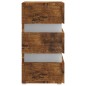 vidaXL LED-Nachttisch Räuchereiche 45x35x67 cm Holzwerkstoff vidaXL LED-Nachttisch Räuchereiche 45x35x67 cm Holzwerkstoff