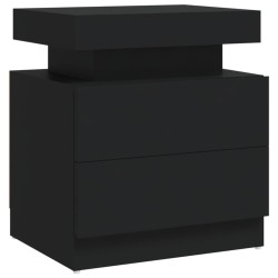 vidaXL Nachttisch Schwarz 45x35x52 cm Holzwerkstoff
