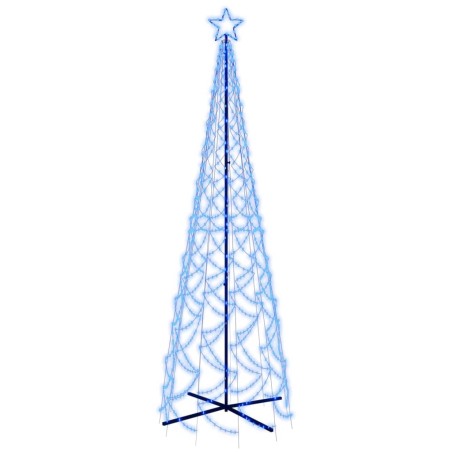 LED-Weihnachtsbaum Kegelform Blau 500 LEDs 100x300 cm