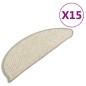 vidaXL Treppenmatten Selbstklebend 15 Stk. 56x17x3 cm Silbern vidaXL Treppenmatten Selbstklebend 15 Stk. 56x17x3 cm Silbern