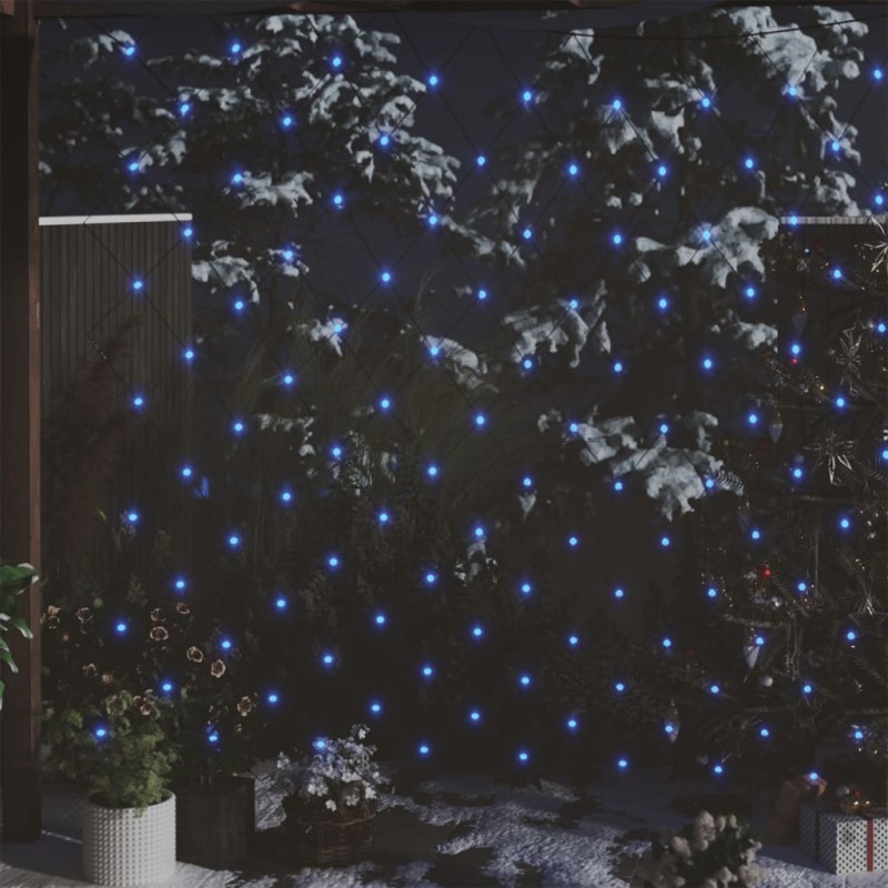vidaXL LED-Lichternetz Blau 3x3 m 306 LEDs Indoor Outdoor vidaXL LED-Lichternetz Blau 3x3 m 306 LEDs Indoor Outdoor