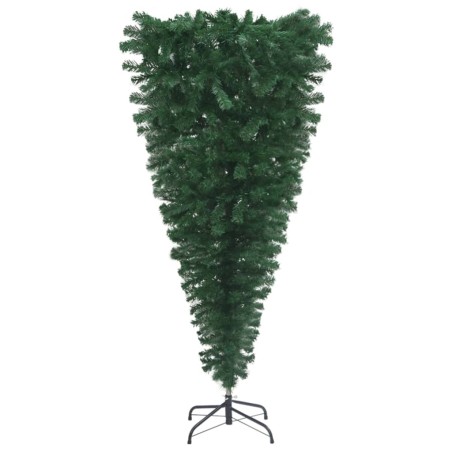 vidaXL Künstlicher Weihnachtsbaum mit Ständer Umgekehrt Grün 210 cm