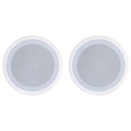 vidaXL Einbaulautsprecher für Decke und Wand 2 Stk. 80 W