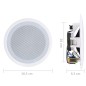 vidaXL Einbaulautsprecher für Decke und Wand 2 Stk. 80 W vidaXL Einbaulautsprecher für Decke und Wand 2 Stk. 80 W