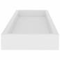 vidaXL Loggia Wandregale 4 Stk. Weiß 60x15x4 cm MDF vidaXL Loggia Wandregale 4 Stk. Weiß 60x15x4 cm MDF