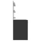 vidaXL Schminktisch mit LED-Beleuchtung 110x55x145 cm MDF Schwarz vidaXL Schminktisch mit LED-Beleuchtung 110x55x145 cm MDF Schwarz