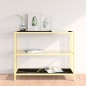 vidaXL Regal Marmor und Transparent 100x36x90 cm Gehärtetes Glas vidaXL Regal Marmor und Transparent 100x36x90 cm Gehärtetes Glas