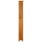 vidaXL Bücherregal 7 Fächer 60x22x200 cm Massivholz Eiche vidaXL Bücherregal 7 Fächer 60x22x200 cm Massivholz Eiche