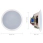 vidaXL Einbaulautsprecher für Decke und Wand mit Hochtöner 2 Stk. 240W vidaXL Einbaulautsprecher für Decke und Wand mit Hochtöner 2 Stk. 240W