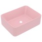 vidaXL Luxus-Waschbecken Matt Rosa 41x30x12 cm Keramik vidaXL Luxus-Waschbecken Matt Rosa 41x30x12 cm Keramik
