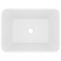 vidaXL Luxus-Waschbecken Matt Weiß 41x30x12 cm Keramik vidaXL Luxus-Waschbecken Matt Weiß 41x30x12 cm Keramik