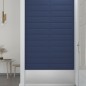 Wandpaneele 12 Stk. Blau 60x15 cm Stoff 1,08 m² Wandpaneele 12 Stk. Blau 60x15 cm Stoff 1,08 m²