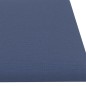 Wandpaneele 12 Stk. Blau 60x15 cm Stoff 1,08 m² Wandpaneele 12 Stk. Blau 60x15 cm Stoff 1,08 m²