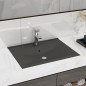 vidaXL Luxus-Waschbecken mit Hahnloch Matt-Dunkelgrau 60x46 cm Keramik vidaXL Luxus-Waschbecken mit Hahnloch Matt-Dunkelgrau 60x46 cm Keramik
