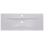vidaXL Einbauwaschbecken 101x39,5x18,5 cm Keramik Weiß vidaXL Einbauwaschbecken 101x39,5x18,5 cm Keramik Weiß