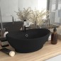 vidaXL Luxus-Waschbecken Überlauf Matt Schwarz 58,5x39cm Keramik vidaXL Luxus-Waschbecken Überlauf Matt Schwarz 58,5x39cm Keramik
