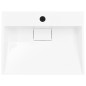 vidaXL Waschbecken 50 x 38 x 13 cm Mineralguss/Marmorguss Weiß vidaXL Waschbecken 50 x 38 x 13 cm Mineralguss/Marmorguss Weiß