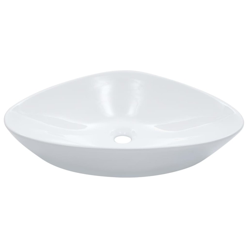 vidaXL Waschbecken 58,5 x 39 x 14 cm Keramik Weiß vidaXL Waschbecken 58,5 x 39 x 14 cm Keramik Weiß