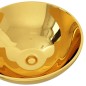 vidaXL Waschbecken 32,5 x 14 cm Keramik Golden vidaXL Waschbecken 32,5 x 14 cm Keramik Golden