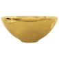 vidaXL Waschbecken 32,5 x 14 cm Keramik Golden vidaXL Waschbecken 32,5 x 14 cm Keramik Golden