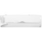 vidaXL Waschbecken mit Überlauf 49 x 25 x 15 cm Keramik Silbern vidaXL Waschbecken mit Überlauf 49 x 25 x 15 cm Keramik Silbern