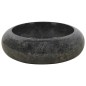 vidaXL Waschbecken 40x12 cm Marmor Schwarz vidaXL Waschbecken 40x12 cm Marmor Schwarz