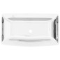 vidaXL Waschbecken 71 x 38 x 13,5 cm Keramik Silbern vidaXL Waschbecken 71 x 38 x 13,5 cm Keramik Silbern