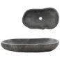 vidaXL Waschbecken Flussstein Oval 60-70 cm vidaXL Waschbecken Flussstein Oval 60-70 cm