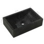 vidaXL Waschbecken 45x30x12 cm Marmor Hochglanz-Schwarz vidaXL Waschbecken 45x30x12 cm Marmor Hochglanz-Schwarz