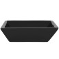 vidaXL Waschbecken Keramik Quadratisch Schwarz 41,5 x 41,5 x 12 cm vidaXL Waschbecken Keramik Quadratisch Schwarz 41,5 x 41,5 x 12 cm