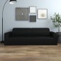 vidaXL Stretch Sofahusse 3-Sitzer Schwarz Polyester-Jersey vidaXL Stretch Sofahusse 3-Sitzer Schwarz Polyester-Jersey