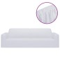 vidaXL Stretch Sofahusse 3-Sitzer Weiß Polyester-Jersey vidaXL Stretch Sofahusse 3-Sitzer Weiß Polyester-Jersey