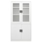 vidaXL Büroschrank Weiß 90x40x180 cm Stahl vidaXL Büroschrank Weiß 90x40x180 cm Stahl