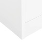vidaXL Büroschrank Weiß 90x40x180 cm Stahl vidaXL Büroschrank Weiß 90x40x180 cm Stahl